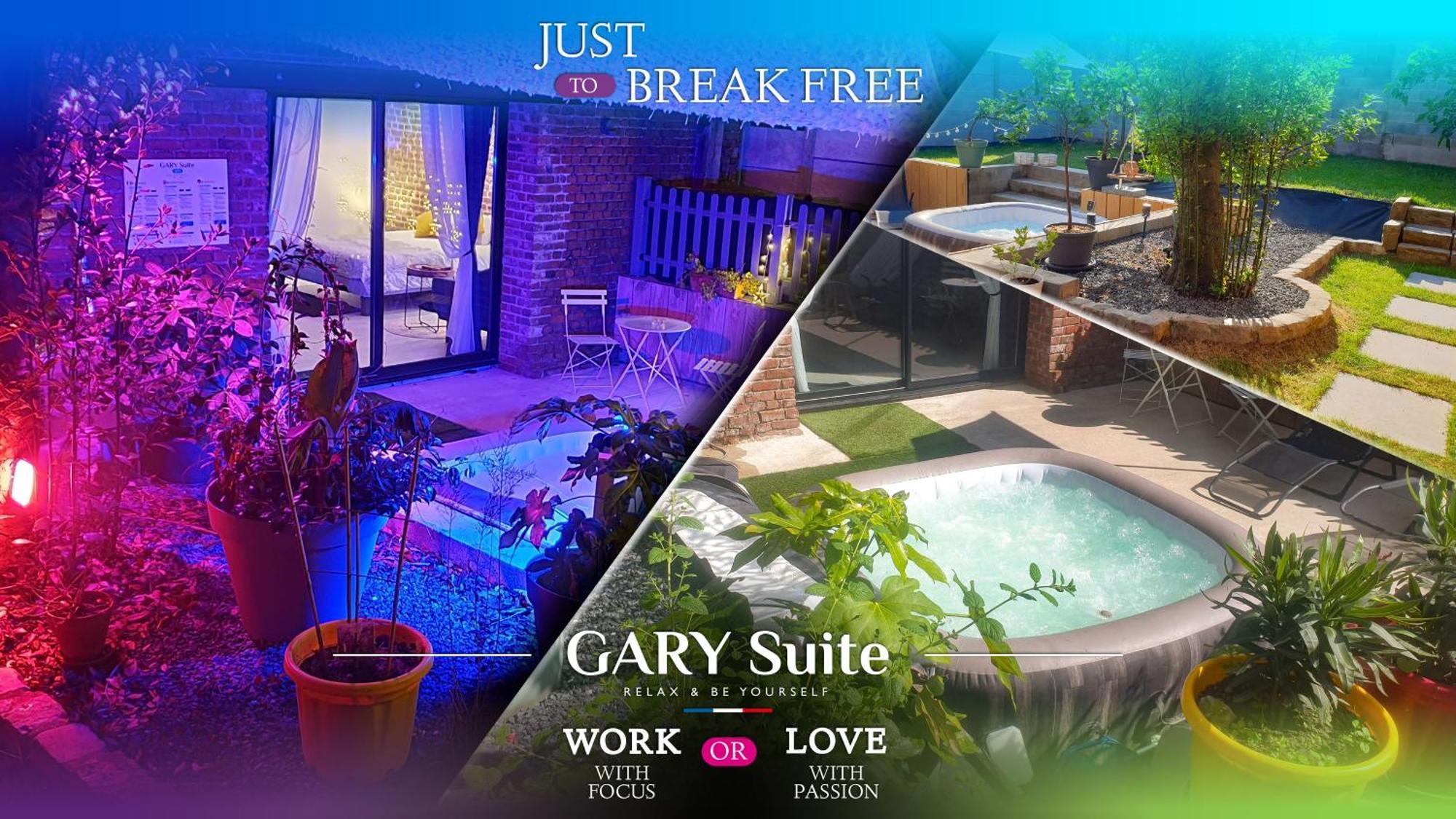 Gary Suite - Studio Cosy, Spa Et Jardin Privatif A 4 Min De Cambrai Awoingt Exterior foto